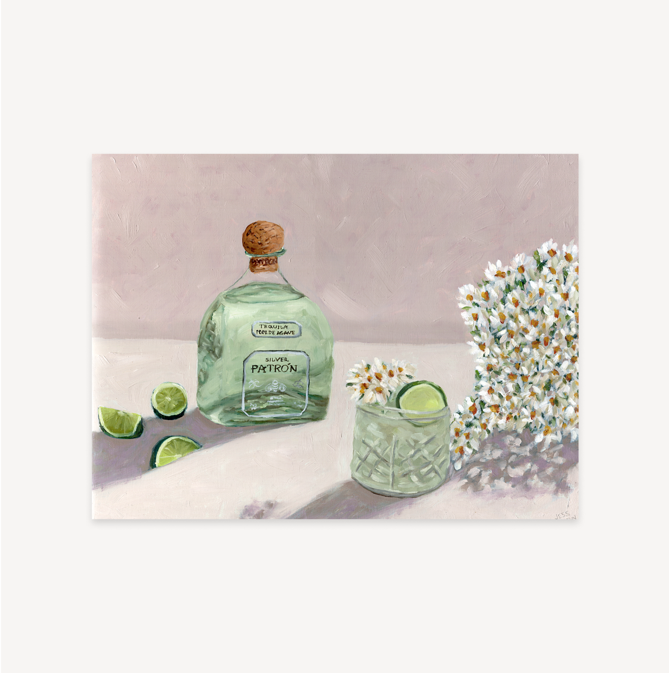 Patron and daisies