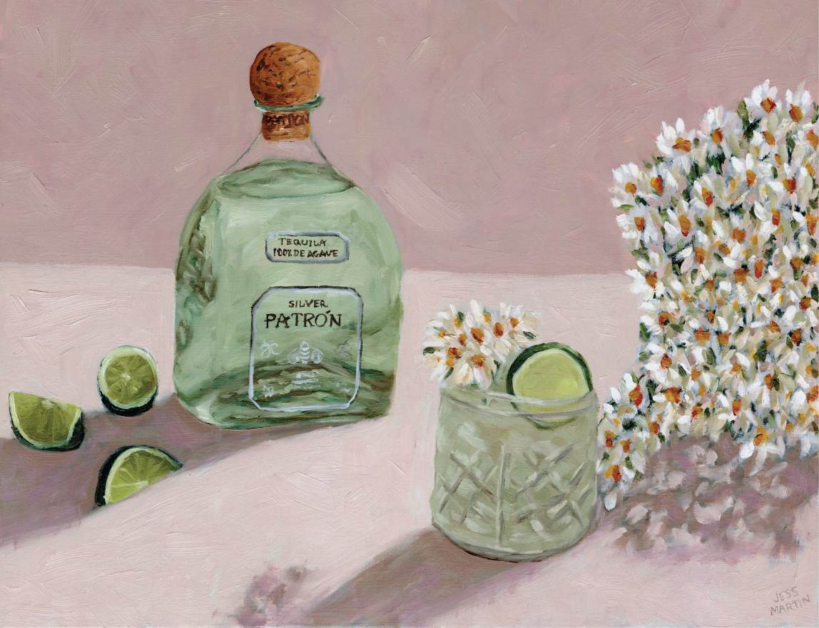 Patron and daisies