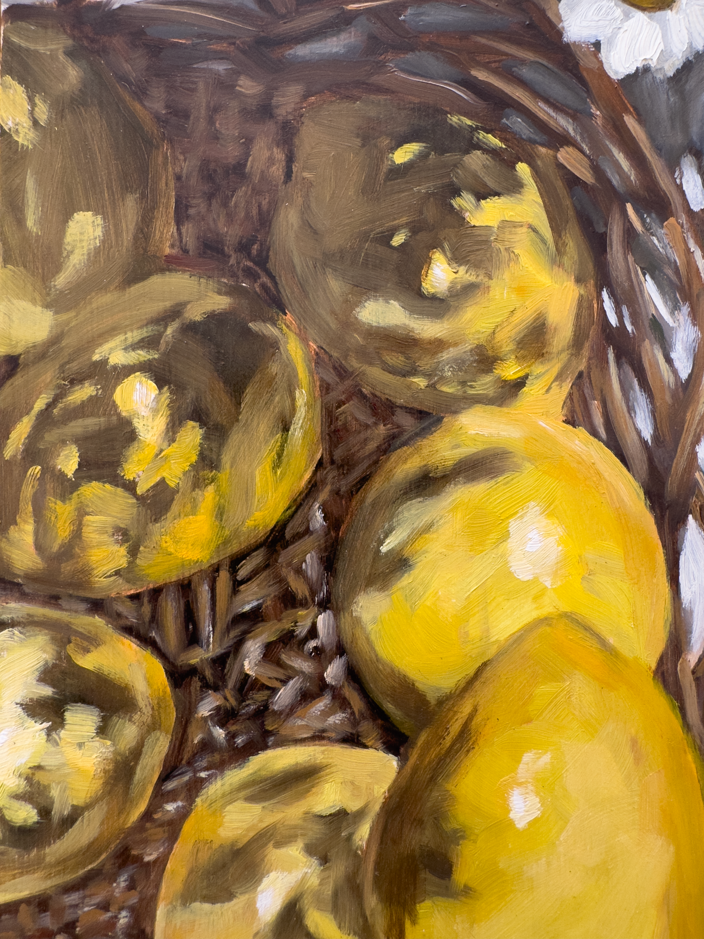 Lemons and flowers