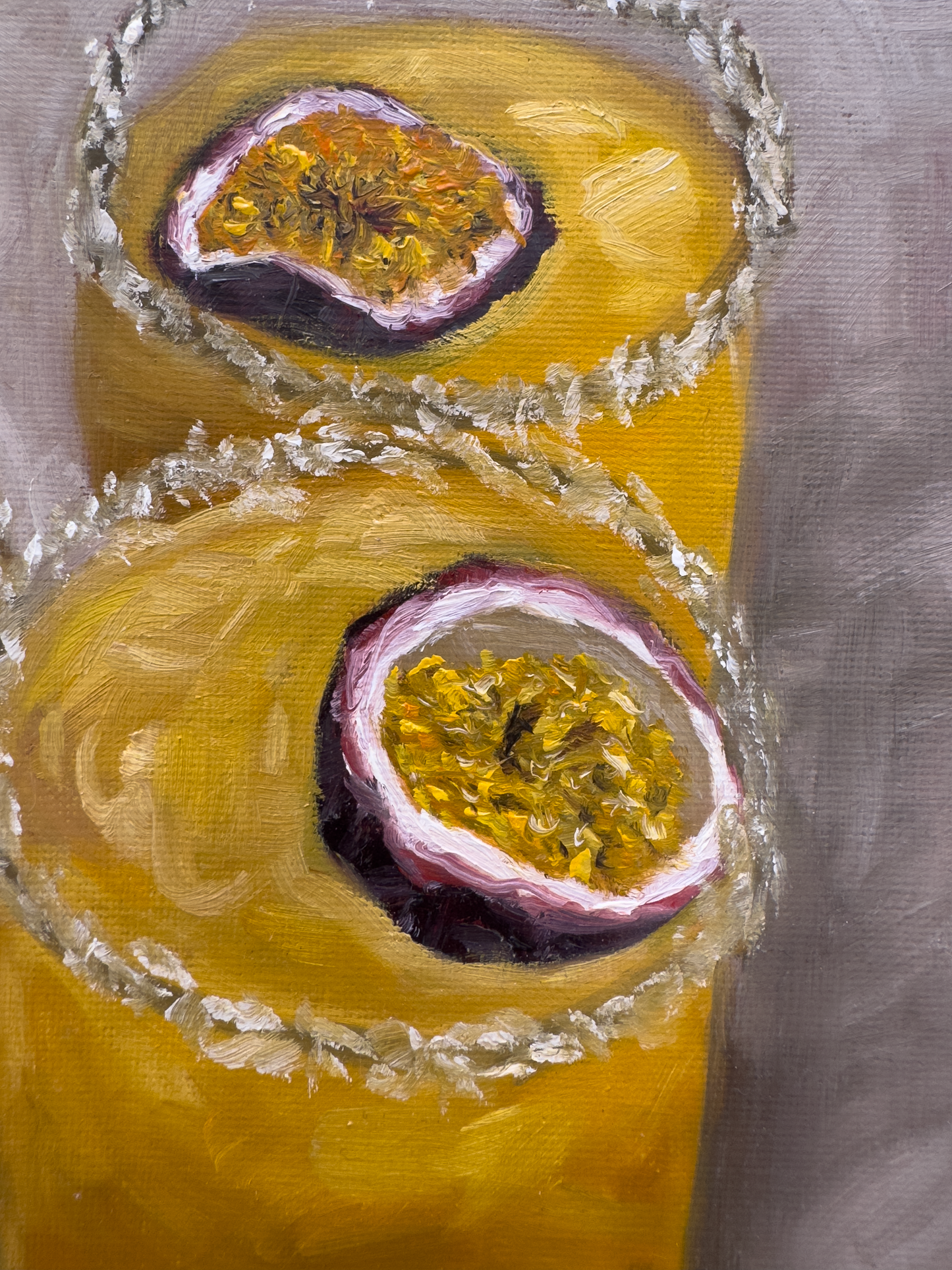 Passionfruit cocktail