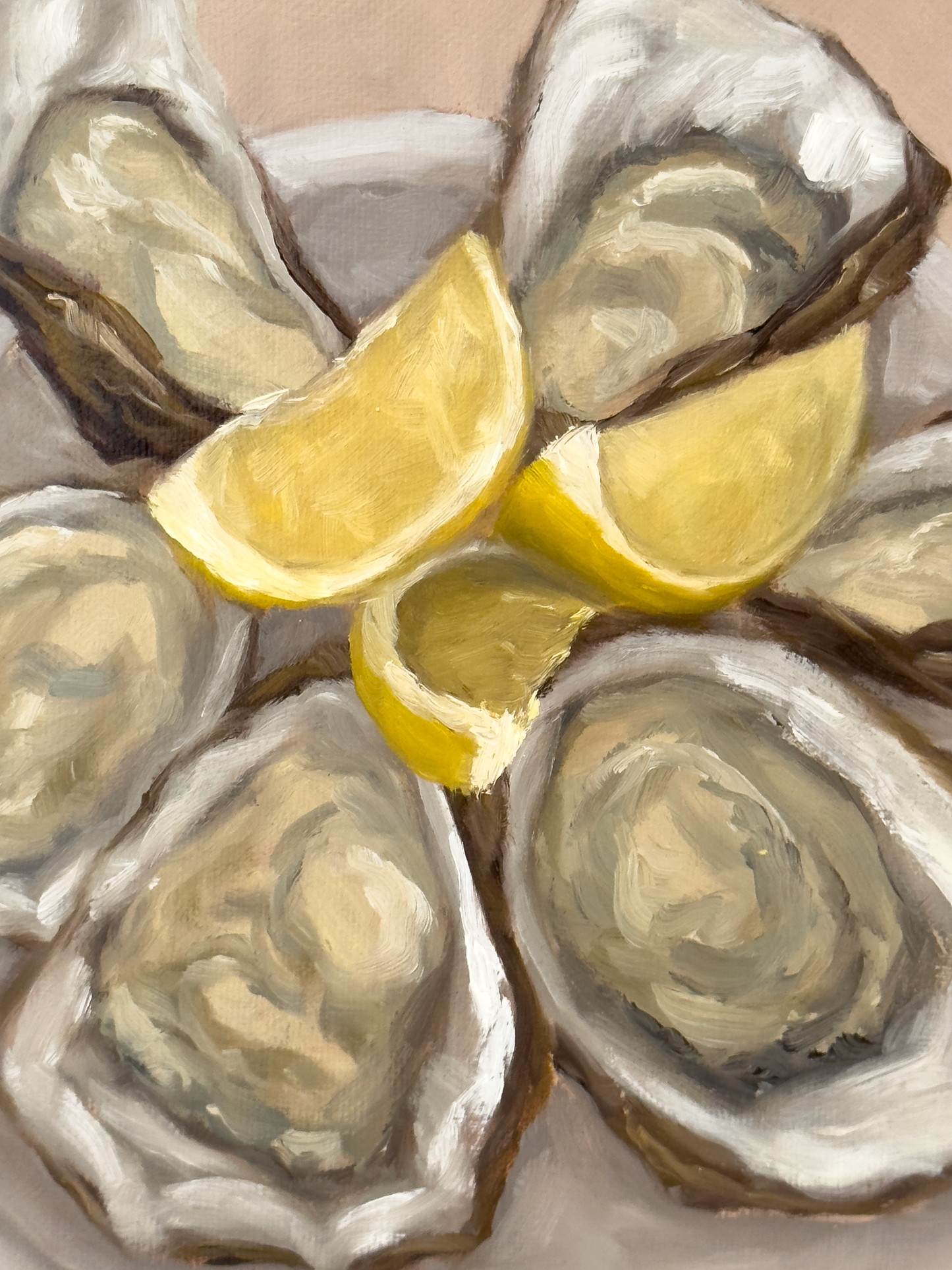 Sparkling oysters