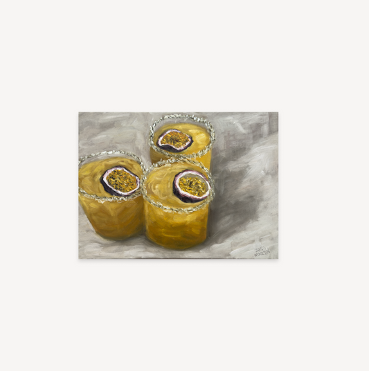 Passionfruit cocktail