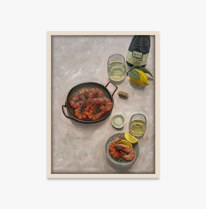 Pass the prawns please